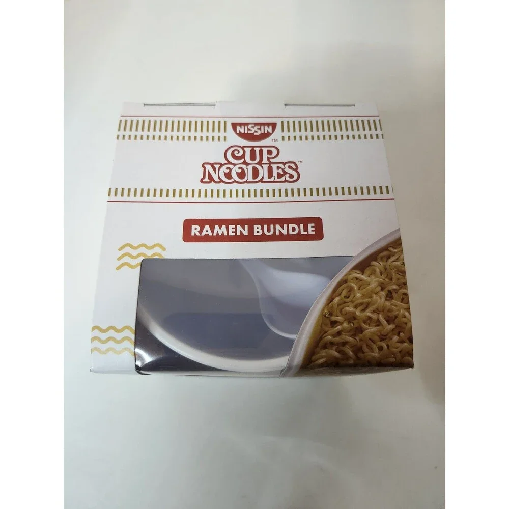 Nissin Cup Noodles 2 Piece (Cup & Spoon) Set
